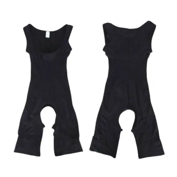 Корректирующее белье комбидресс Slim Shapewear Утягивающие для коррекции фигуры Черный (XXL) - изображение 4