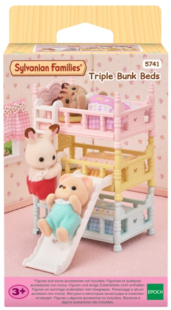 Zestaw do zabawy Epoch Sylvanian Families Triple Bunk Bed (5054131057414) - obraz 1