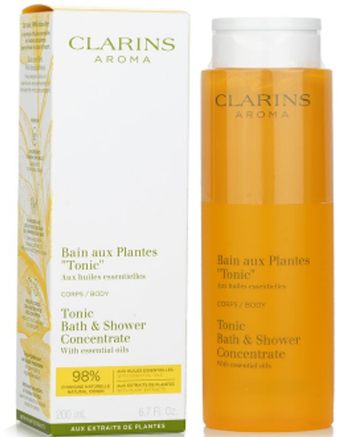 Pianka do kąpieli Clarins Tonic Bath & Shower Concentrate 200 ml (3666057031236) - obraz 2