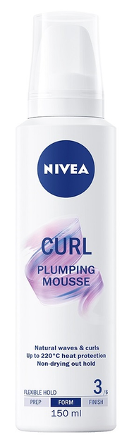 Pianka do włosów Nivea Curl podkreślająca skręt loków 150 ml (5900017071008) - obraz 1