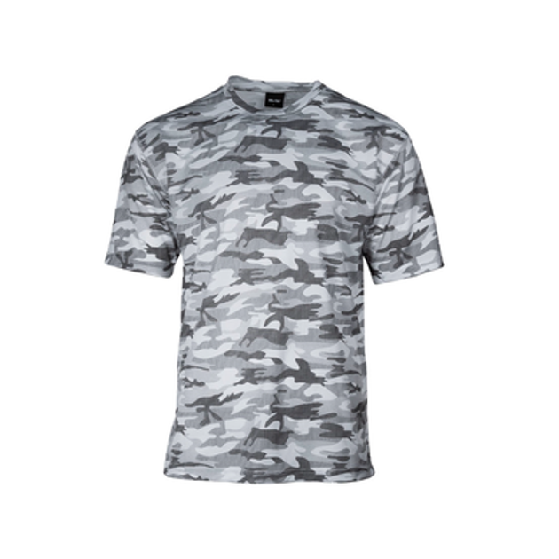 Футболка Mil-Tec MESH T-SHIRT URBAN Белая ночь L - изображение 1