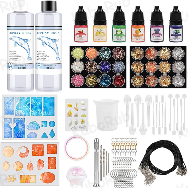 Большой набор | 245 предметов | для изготовления украшений и бижутерии ...