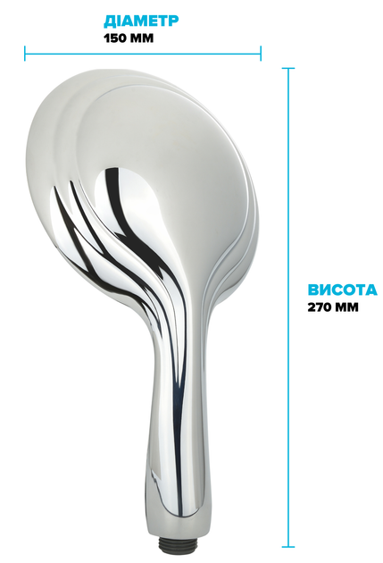 Водосберегающая душевая лейка DROP SPA6F-MULTI150 "Туман" с 6 SPA потоками - Экономия 66% - Фото 8 Водосберегающая душевая лейка DROP SPA6F-MULTI150 "Туман" с 6 SPA потоками - Экономия 66% - изображение 8