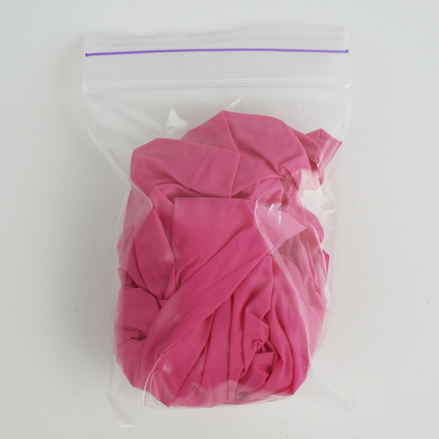 Перчатки нитриловые без талька розовые размер S 1 пара (0105458) - изображение 2