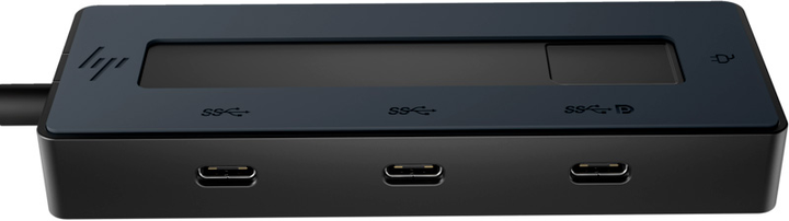 USB-хаб HP 4K USB-C Multiport Hub Black (6G842AA) - зображення 3