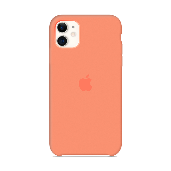 Чохол накладка xCase для iPhone 11 Silicone Case Full peach - Фото 1 Чохол накладка xCase для iPhone 11 Silicone Case Full peach - изображение 1