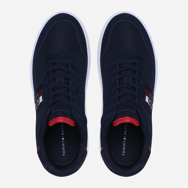 Чоловічі кеди низькі Tommy Hilfiger FM0FM04585-DW5 44 Блакитні (8720644267097) - зображення 5