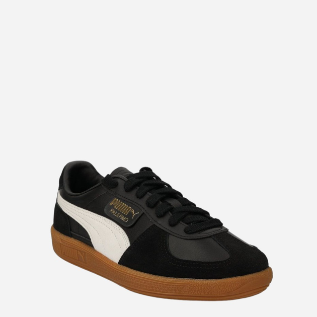 Чоловічі кеди низькі Puma Palermo Leather 39646403 42 Чорні (4099685704682) - зображення 2