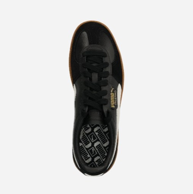 Чоловічі кеди низькі Puma Palermo Leather 39646403 43 Чорні (4099685704705) - зображення 4