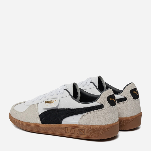 Чоловічі кеди низькі Puma Palermo Leather 39646401 42.5 Сірі (4099685703289) - зображення 4