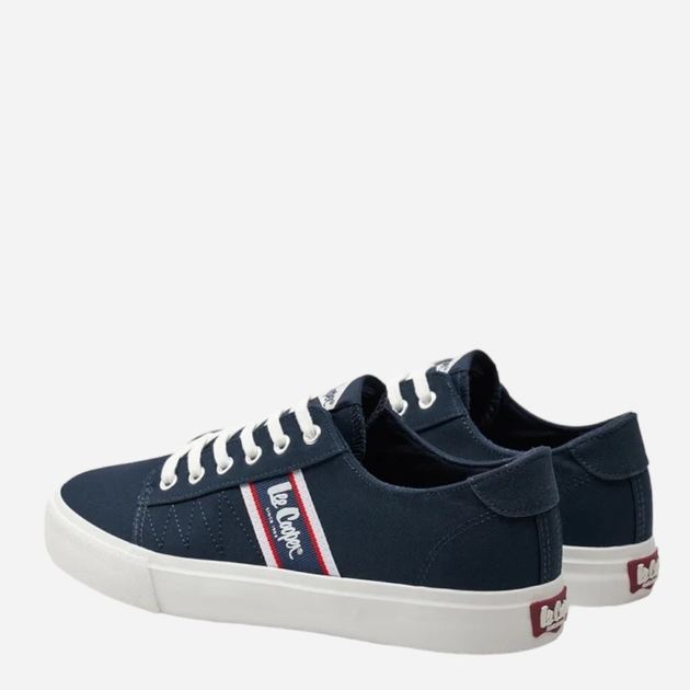 Чоловічі кеди низькі Lee Cooper LCW-24-02-2142 41 26.7 см Темно-сині (5904292132966) - зображення 4