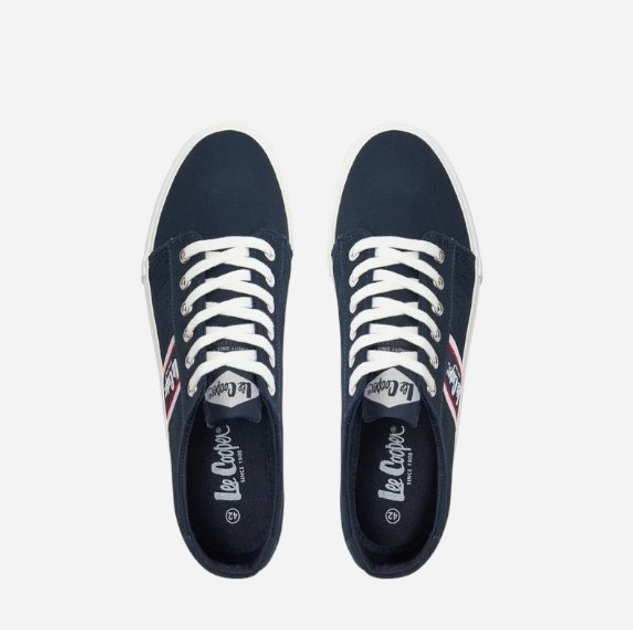 Чоловічі кеди низькі Lee Cooper LCW-24-02-2142 41 26.7 см Темно-сині (5904292132966) - зображення 6