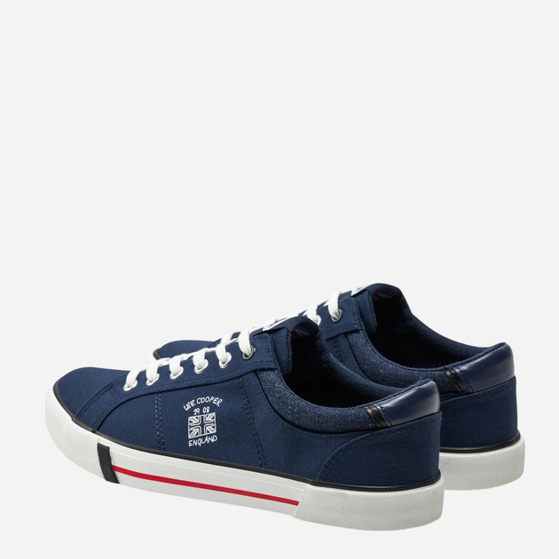 Чоловічі кеди низькі Lee Cooper LCW-24-02-2146MC 41 26.5 см Темно-сині (5904292133451) - зображення 3