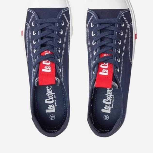 Tenisówki męskie niskie Lee Cooper LCW-24-31-2236MB 44 28.5 cm Ciemnoniebieskie (5904292147489) - obraz 5