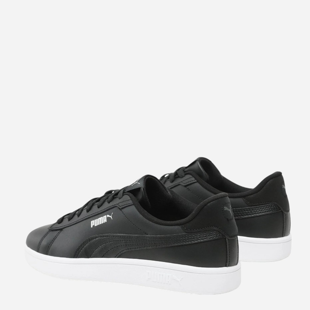 Чоловічі кеди низькі Puma Smash 3.0 L 390987-02 40.5 Чорні (4065452548001) - зображення 4