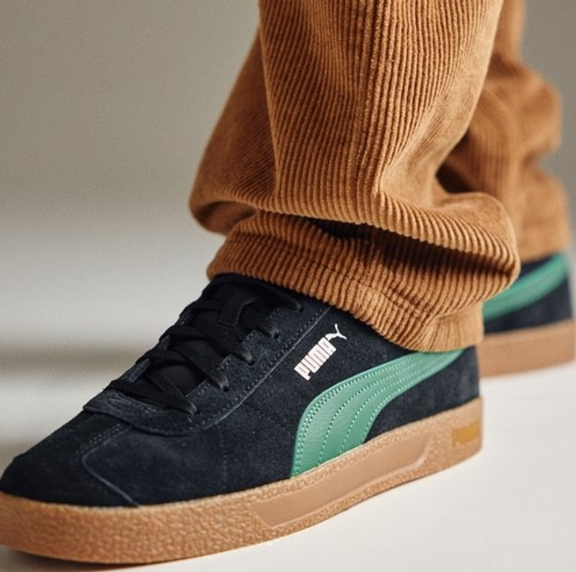 Sneakersy męskie do kostki Puma Club 381111-27 44 (9.5UK) Czarne (4099686093006) - obraz 8
