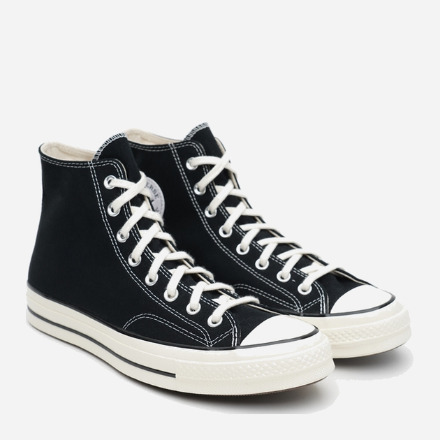 Чоловічі кеди високі Converse Chuck 70 Hi Vintage Canvas 162050C 39.5 Чорні (888755675212) - зображення 2