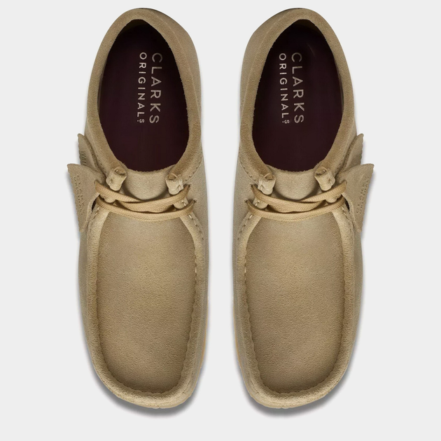 Чоловічі мокасини Clarks Originals Wallabee 26155515 44 Бежеві (5059304190417) - зображення 5