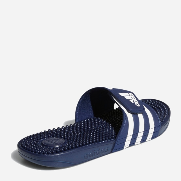 Чоловічі шльопанці для пляжу Adidas Adissage F35579 51 Темно-сині з білим (4062051400334) - зображення 4