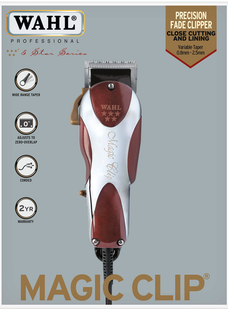 Машинка для підстригання волосся Wahl Magic Clip 08451-316H (5996415032413) - зображення 4