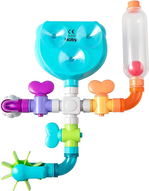 Іграшка для ванни Nuby Wacky Pipes (5414959066201) - зображення 2