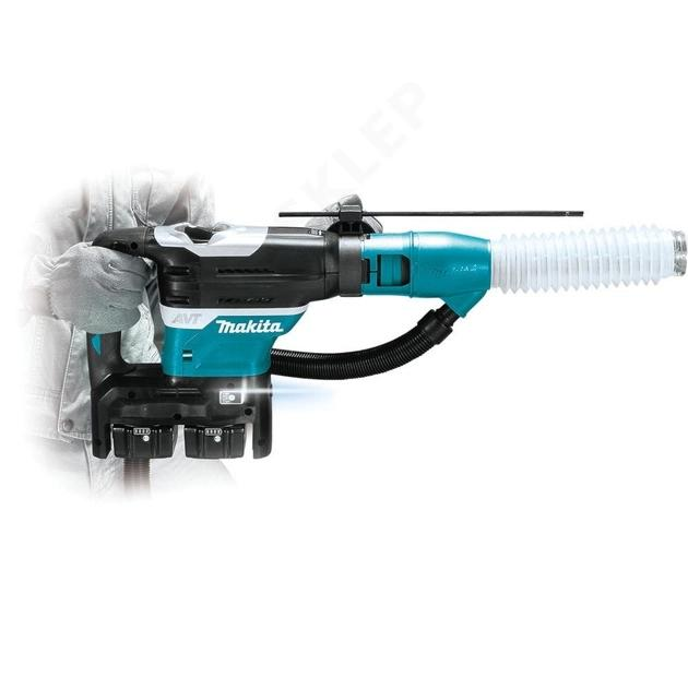 Перфоратор акумуляторний Makita DHR400ZK (LXT, 8.0 Дж, SDS-MAX, AVT, AWS, без акумуляторів та зарядного пристрою) - зображення 8