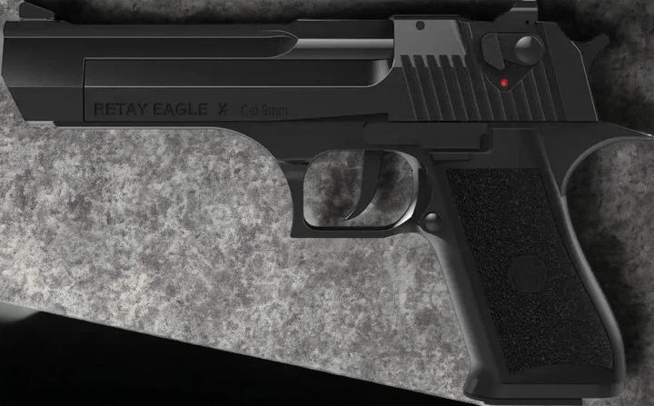 Стартовый шумовой пистолет RETAY Desert Eagle-X (9 mm) - изображение 4