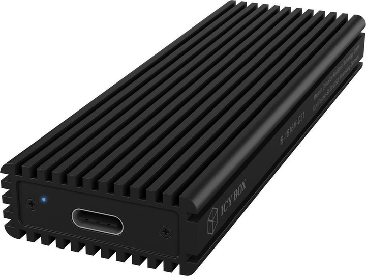 Зовнішня кишеня RaidSonic ICY BOX M.2 NVMe SSD Black (IB-1816M-C31) - зображення 2