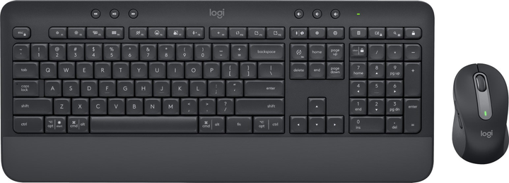 Zestaw bezprzewodowy Logitech MK650 Keyboard Mouse Combo for Business Wireless US Black (920-011004) - obraz 1