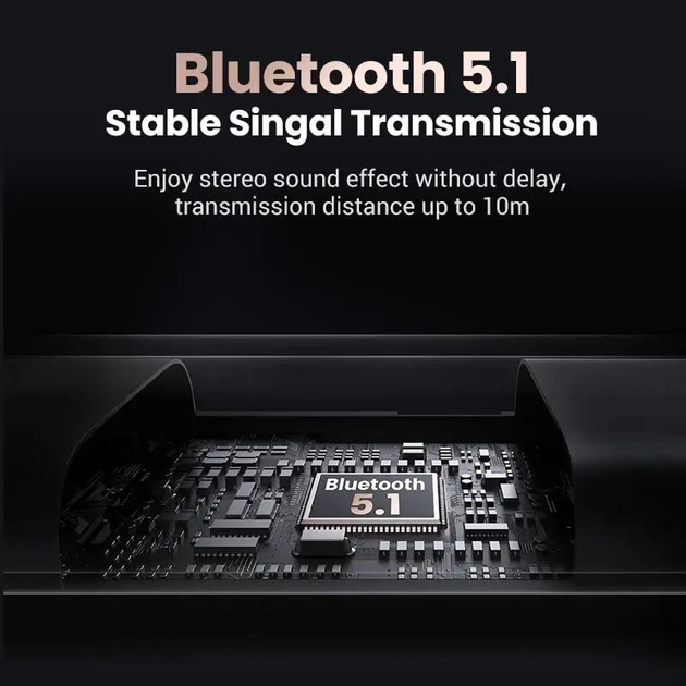 Bluetooth-приемник UGREEN Bluetooth 5.1 AUX 3.5 мм 2 в 1 автомобильный аудиоадаптер (CM523) - изображение 2