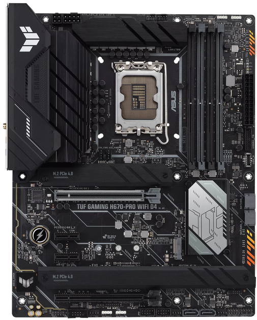 Płyta główna ASUS TUF Gaming H670-PRO WIFI D4 (s1700, Intel H670, PCI-Ex16) (90MB1900-M0EAY0) - obraz 1
