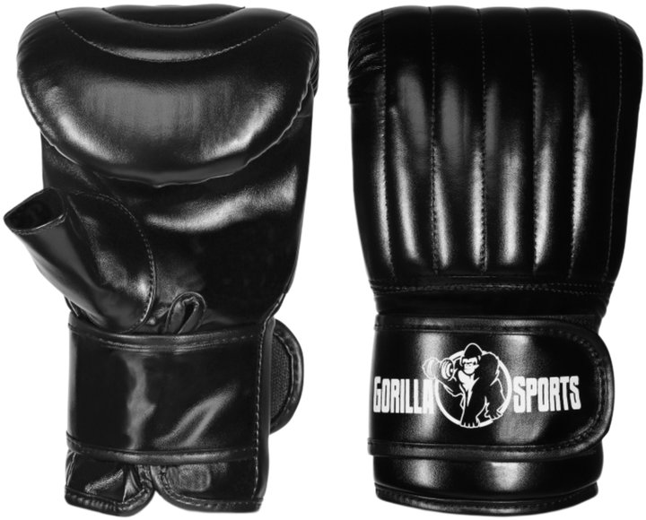 Боксерські рукавички Gorilla Sports L Чорні (4260438736315) - зображення 1