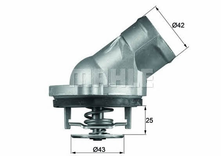 Термостат, охолоджуюча рідина MAHLE (TI4587D) - зображення 1