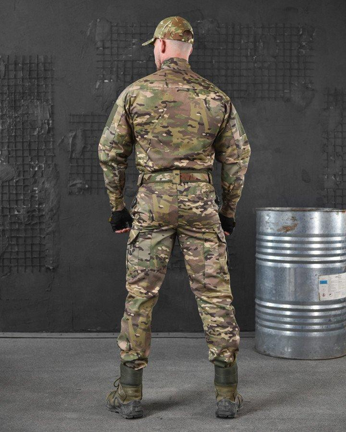 Тактический военный полевой костюм Defender ( Китель + Футболка + Штаны ), Камуфляж: Мультикам, Размер: XL - изображение 2