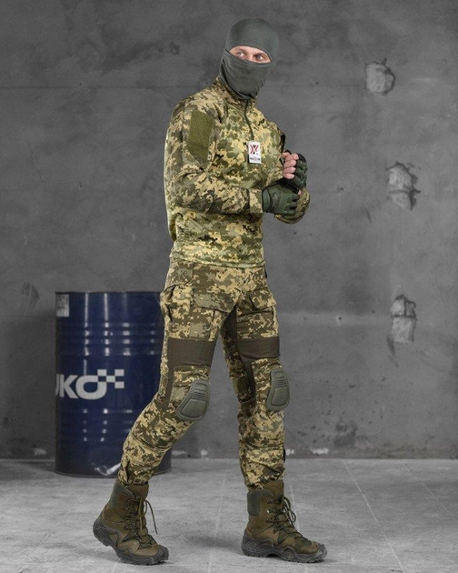 Тактичний військовий комплект Marok ( Убакс + Штани ), Камуфляж: Піксель ЗСУ, Розмір: XXL - зображення 2