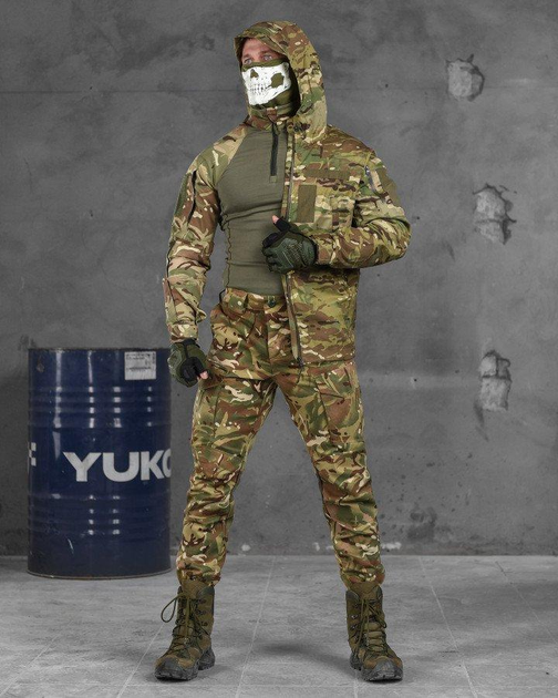 Тактический военный полевой костюм Defender ( Китель + Убакс + Штаны ), Камуфляж: Мультикам, Размер: L - изображение 1