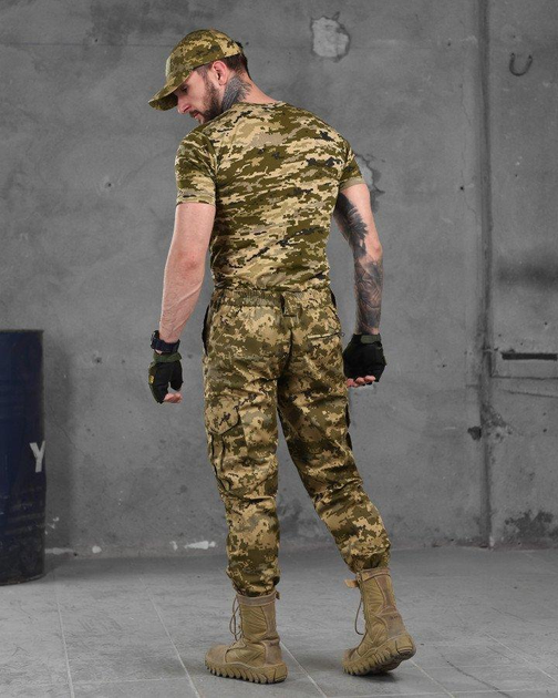 Тактичний військовий польовий костюм Combat ( Футболка + Штани ), Камуфляж: Піксель ЗСУ, Розмір: XXXXL - зображення 2