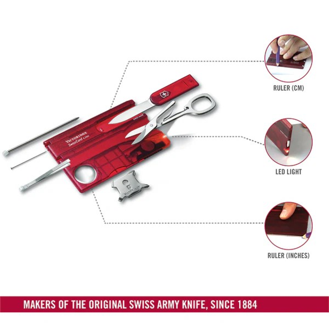 Narzędzie wielofunkcyjne Victorinox SwissCard Lite (7611160014870) - obraz 5
