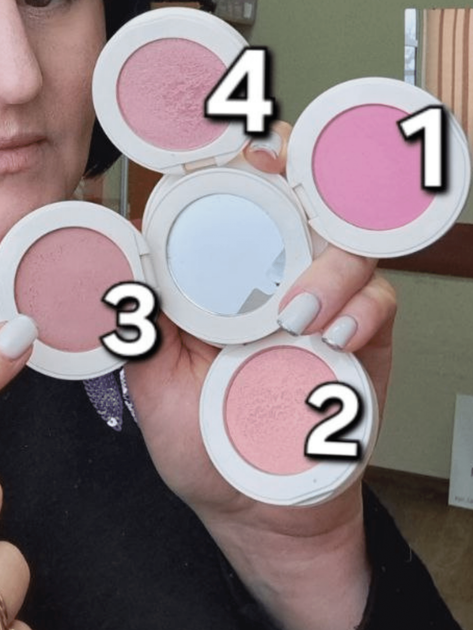 Пудровые румяна Farmasi 04 Pink Lily 4,5 г - изображение 3