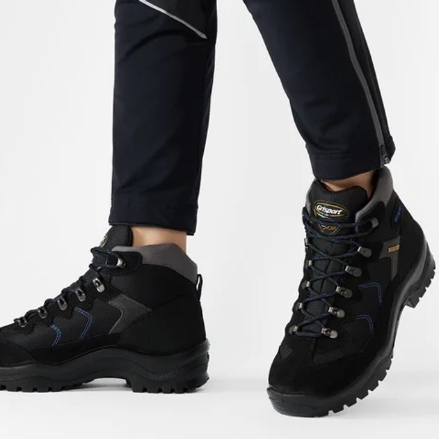 Buty trekkingowe męskie wodoszczelne Grisport 13610S70GMAN 42 28 cm Czarne (5907483400509) - obraz 10