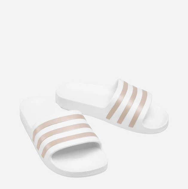 Klapki męskie Adidas Adilette Aqua EF1730 40.5 Białe z beżowym (4061624535978) - obraz 5