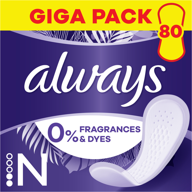 ROZETKA | Ежедневные прокладки Always Daily Fresh Normal Без запаха 80 ...
