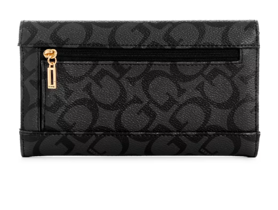 Кошелек-клатч Guess Tenerife Logo Fold-Over Clutch 14509437/A8947238 черный - Фото 2 Кошелек-клатч Guess Tenerife Logo Fold-Over Clutch 14509437/A8947238 черный - изображение 2