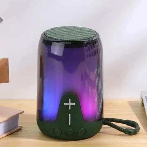 Портативна колонка TG652 5W з RGB підсвічуванням та ремінцем, колонка з аккумулятором блютуз. Цвет: зелений(ws53622)(WB) - Фото 2 Портативна колонка TG652 5W з RGB підсвічуванням та ремінцем, колонка з аккумулятором блютуз. Цвет: зелений(ws53622)(WB) - зображення 2