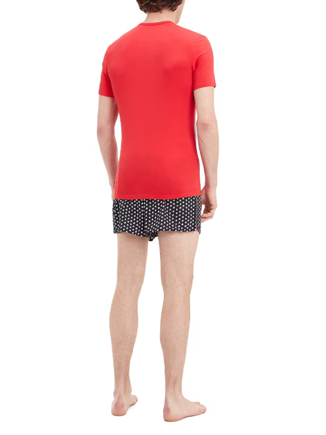 Пижама (футболка + шорты) мужская хлопковая Calvin Klein 650180747 XL Красный/Черный (1159805046) - изображение 8