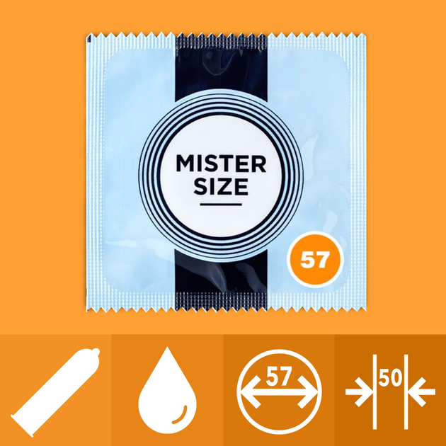Презервативи Mister Size підходящі за розміром 57 мм 36 шт (4260605480126) - зображення 3