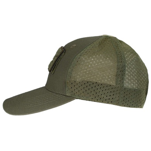 Бейсболка MIL-TEC Net Baseball Cap Olive з сіткою - зображення 2