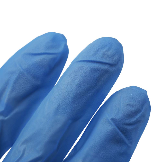 Перчатки нитриловые без талька Safe Touch Advanced Slim Blue размер L 100 шт (1175_TG_D) (0104306) - изображение 2