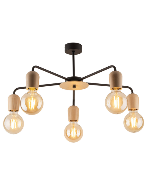 Люстра TK Lighting 4969 Miriam E27 5x15W IP20 - зображення 3