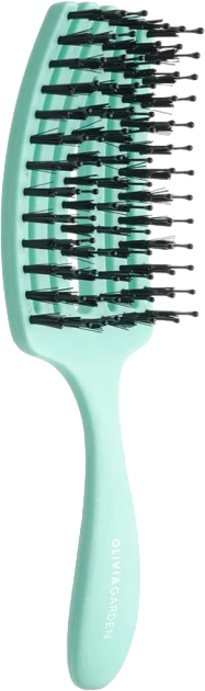 Щітка Olivia Garden Finger Brush Mini Care Kid для волосся Mint (5414343018182) - зображення 2